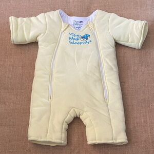 Baby Merlin’s Magic Sleepsuit Cotton Yellow Large 6-9 months 18-21 lbs